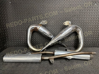 FMF Gold Series Pipes with Silencers *USED* - Parts - Used