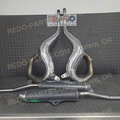 FMF SST Gold Series Head Pipes w/ Stingers and Silencers *USED* Parts - Used