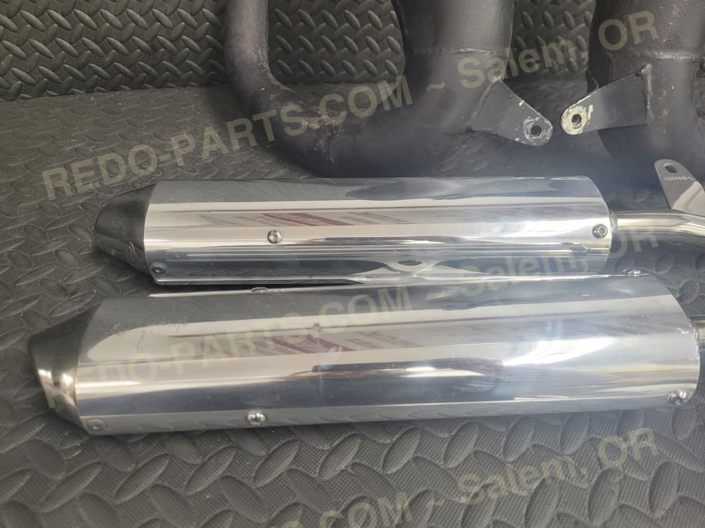FMF SST Gold Series Head Pipes w/ Stingers and Silencers *USED* - Parts - Used