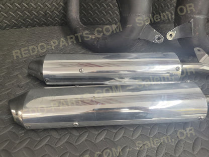 FMF SST Gold Series Head Pipes w/ Stingers and Silencers *USED* - Parts - Used