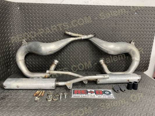 FMF SST Head Pipes with Stingers and Silencers. Parts - Used