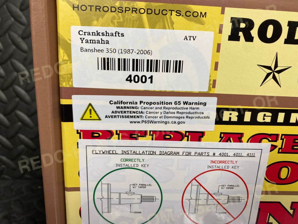 Hot Rods Stock Stroke Crank *NEW* Parts - New