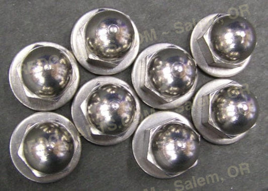 JJ and A Lugnut Set Acorn-Style Stainless *NEW* Parts - New