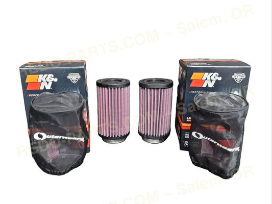 K&N Air Filter 3x5 Set of filters w/ Outerwears *NEW* - Parts - New
