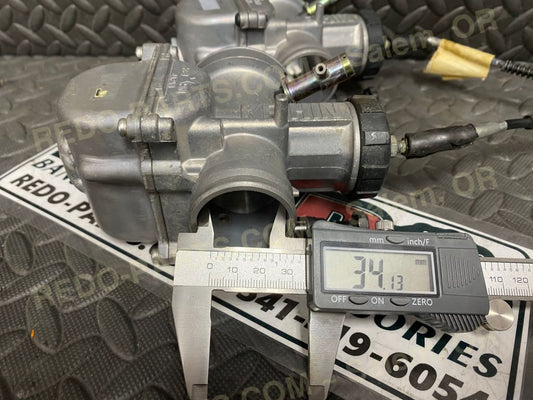 Keihin PJ 34mm Carbs Setup for Alcohol *USED* Parts - Used