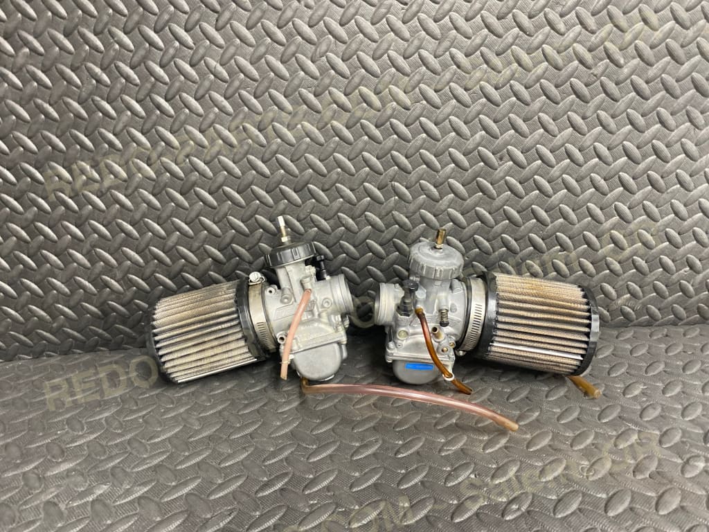 Keihin PWK 35mm Carbs Set of 2 with K&N Filters *USED* - Parts - Used