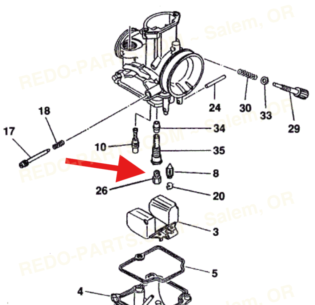 Keihin PWK Carb Main Jets Hex Type #130-200 *NEW* Parts - New
