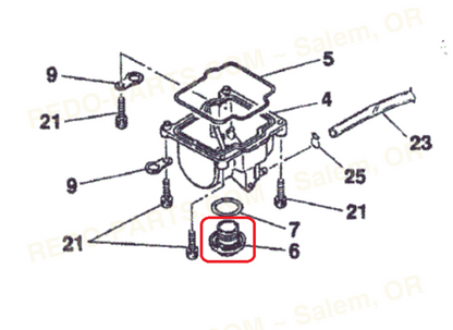 Keihin PWK Float Bowl Drain Plug *NEW* Parts - New
