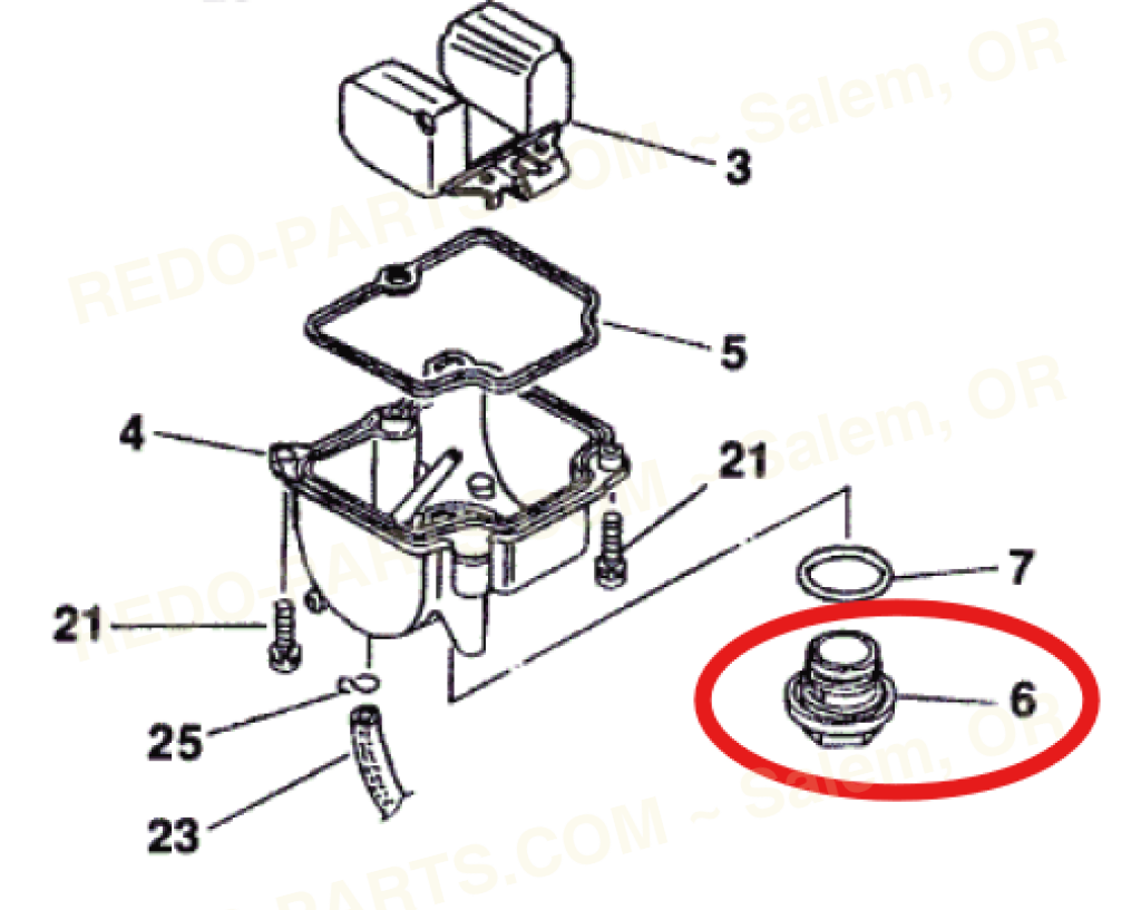 Keihin PWK Float Bowl Drain Plug *NEW* Parts - New