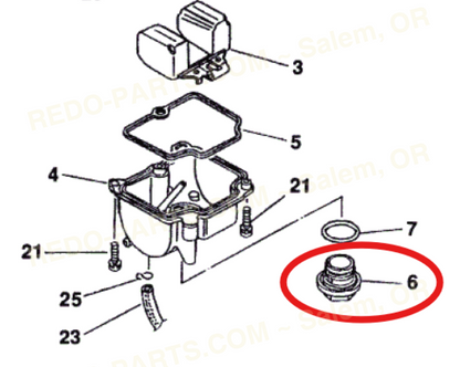 Keihin PWK Float Bowl Drain Plug *NEW* Parts - New