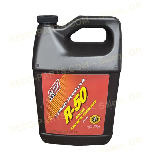 KLOTZ R-50 Racing 2-Stroke Pre-Mix Techniplate Synthetic Oil 1 Gallon *NEW* Parts - New