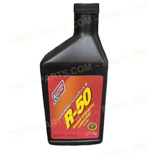 KLOTZ R-50 Racing 2-Stroke Pre-Mix Techniplate Synthetic Oil 1 Pint *NEW* Parts - New