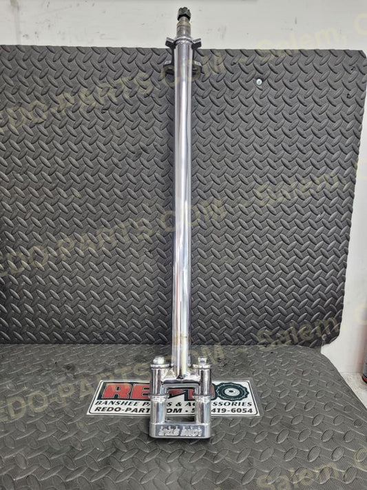 Lonestar +1 Steering Stem w/ Anti Vibe 7/8’’ Clamp Chrome *USED* Parts Used