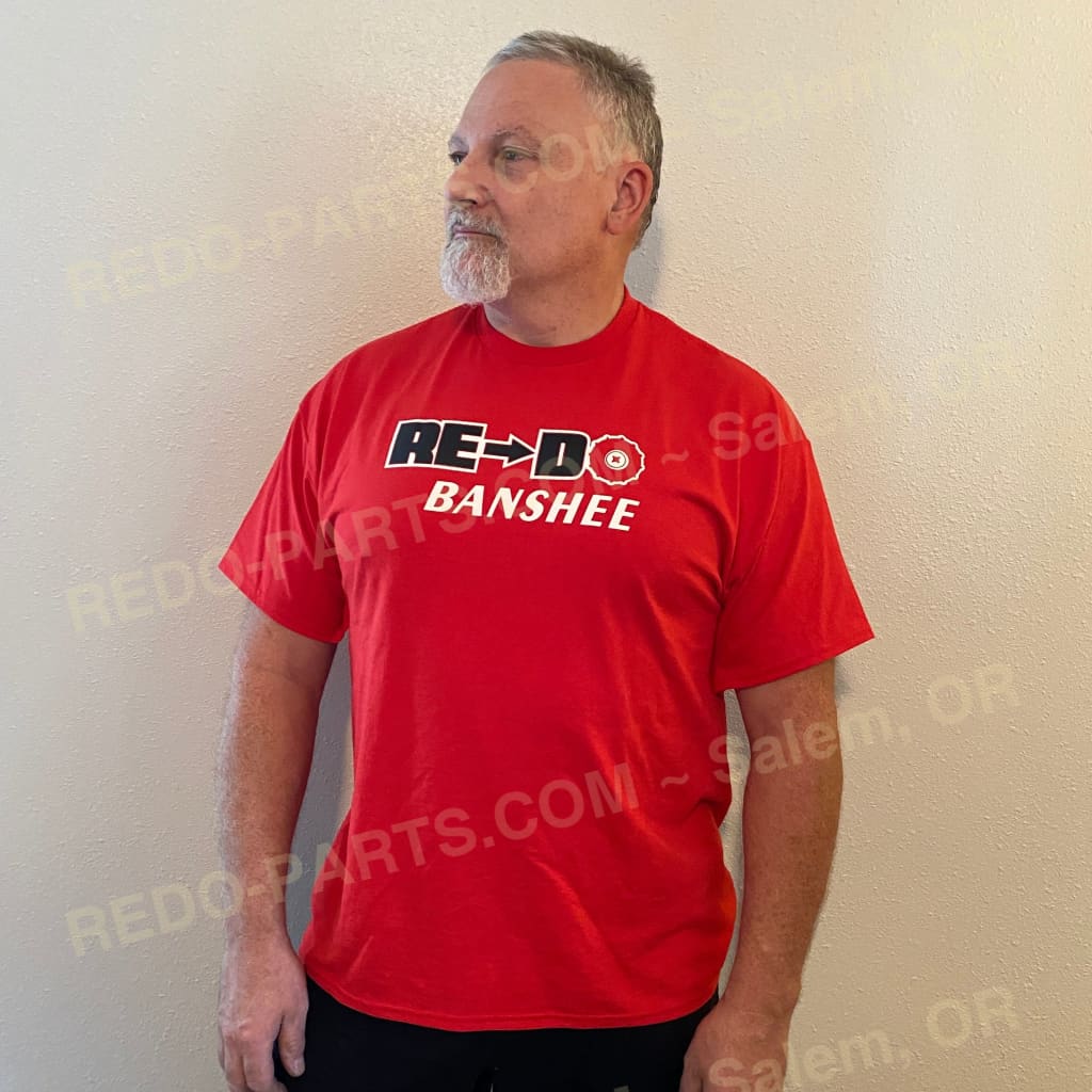 Men’s Red SS Tee Black & White Logo *NEW* Swag