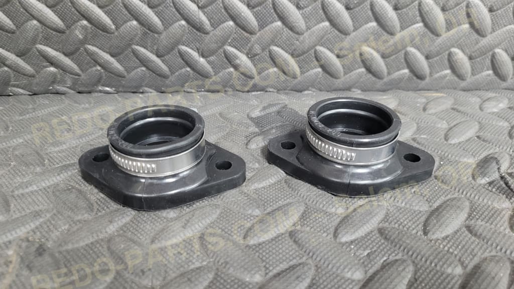 Mikuni Universal Intake Boots 2 Bolt Flange 36-38mm *NEW* - Parts - New