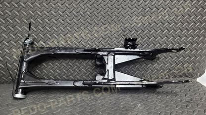 Modified Factory OEM Swingarm +4 Factory Style Carrier Painted Black *USED* - Parts - Used