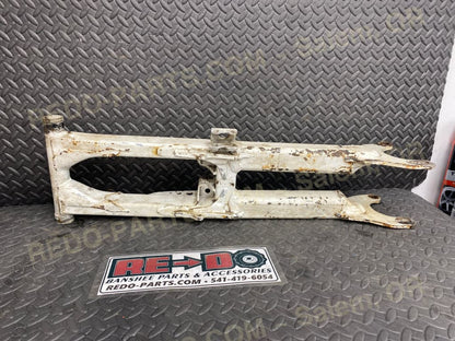 Modified OEM Swingarm + 8 Factory Style Carrier White *USED* Parts - Used