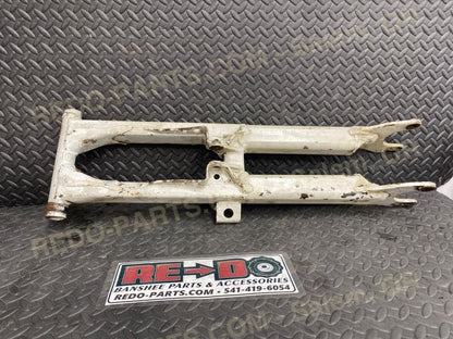 Modified OEM Swingarm + 8 Factory Style Carrier White *USED* Parts - Used