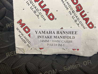 Modquad 2pc Billet Intake for 34 -36mm Carbs *NEW* Open Package Parts - New