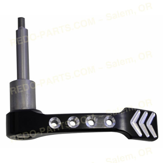 Modquad Extended Thumb Throttle Billet Aluminum with Arrow Design *NEW* Black Anodized Parts - New