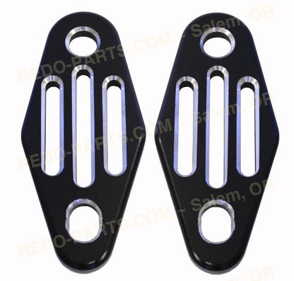 Modquad Front Exhaust Hangers w/ Hardware Billet Aluminum 2 Styles *NEW* Black Anodized Parts - New