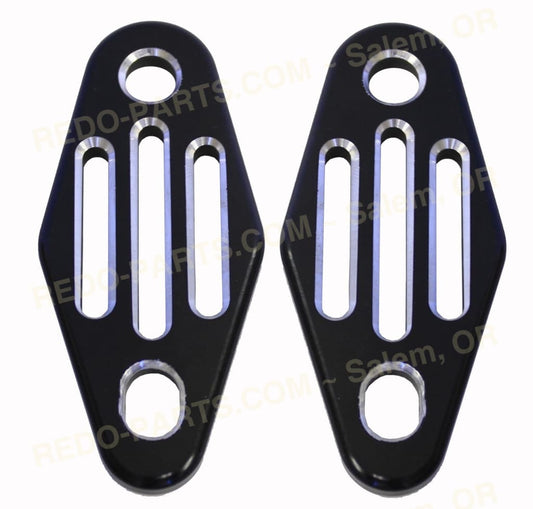 Modquad Front Exhaust Hangers w/ Hardware Billet Aluminum 2 Styles *NEW* Black Anodized Parts - New
