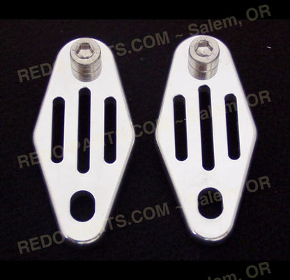 Modquad Front Exhaust Hangers w/ Hardware Billet Aluminum 2 Styles *NEW* Polished Parts - New