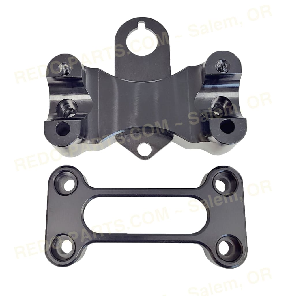 Modquad Handlebar Clamp Aluminum Phat Bar 1-1-8″ Black Anodized*NEW* Parts - New