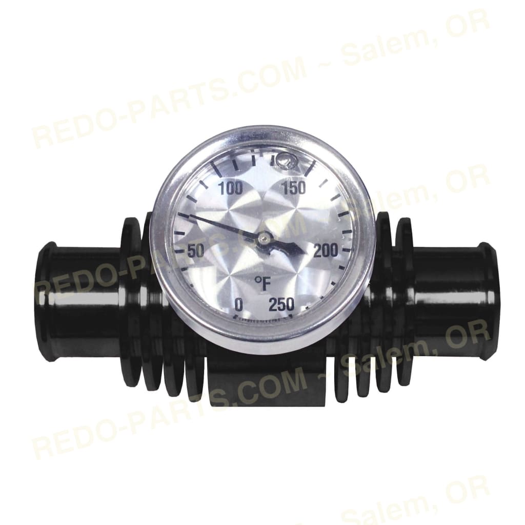 Modquad Inline Cooler w-Temp Gauge Billet Aluminum 2 inch Variety of Colors *NEW* Black Parts - New