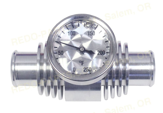 Modquad Inline Cooler w-Temp Gauge Billet Aluminum 2 inch Variety of Colors *NEW* Billet Parts - New
