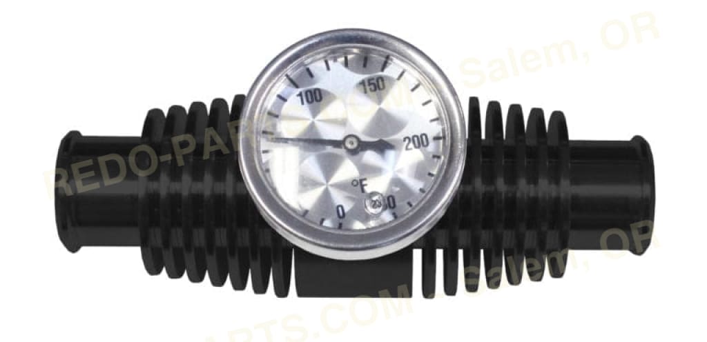 Modquad Inline Cooler w-Temp Gauge Billet Aluminum 3 inch Variety of Colors *NEW* Black Parts - New