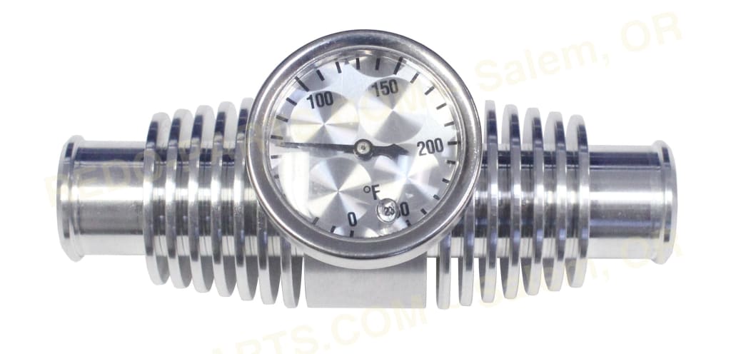 Modquad Inline Cooler w-Temp Gauge Billet Aluminum 3 inch Variety of Colors *NEW* Billet Parts - New