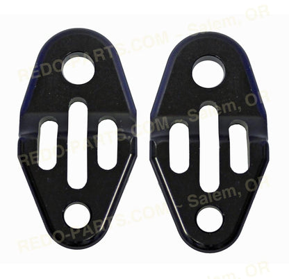 Modquad Rear Exhaust Hangers Billet Aluminum 2 Styles *NEW* Black Anodized Parts - New