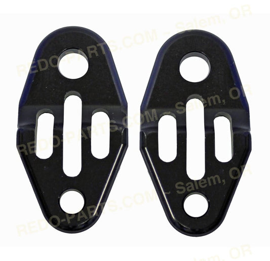 Modquad Rear Exhaust Hangers Billet Aluminum 2 Styles *NEW* Black Anodized Parts - New