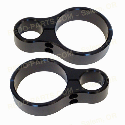 Modquad Shock Reservoir Clamp Set of 2 Black Anodized *NEW* Parts - New