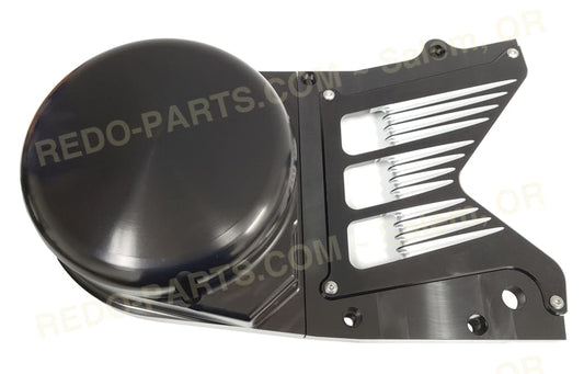Modquad Stator Cover Solid Front 3pc Design Billet Aluminum 6 Style Options 2 Finishes *NEW* Plain Front / Teardrop