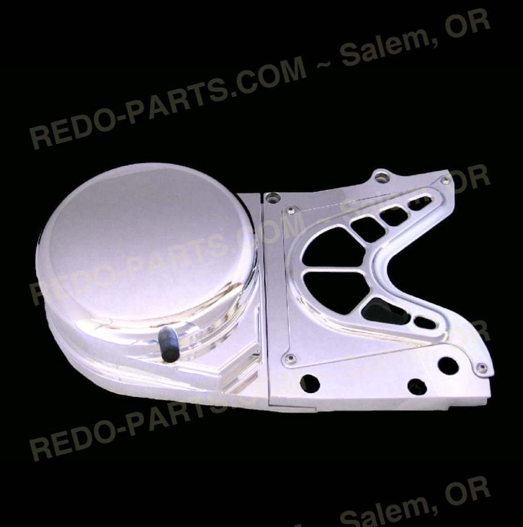 Modquad Stator Cover Solid Front 3pc Design Billet Aluminum 6 Style Options 2 Finishes *NEW* Plain Front / Raised Rear