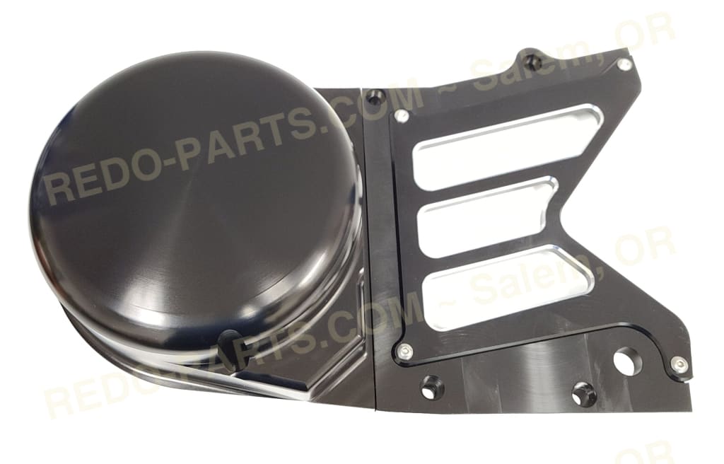 Modquad Stator Cover Solid Front 3pc Design Billet Aluminum 6 Style Options 2 Finishes *NEW* Plain Front / Open Rear
