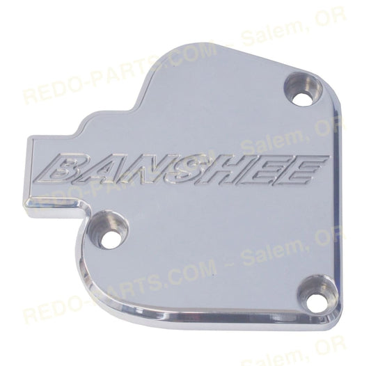 Modquad Throttle Cover Billet Aluminum Polished 2 Styles *NEW* Polished Logo Parts - New