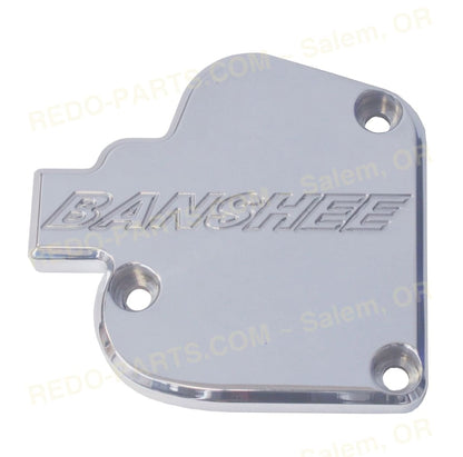 Modquad Throttle Cover Billet Aluminum Polished 2 Styles *NEW* Polished Logo Parts - New