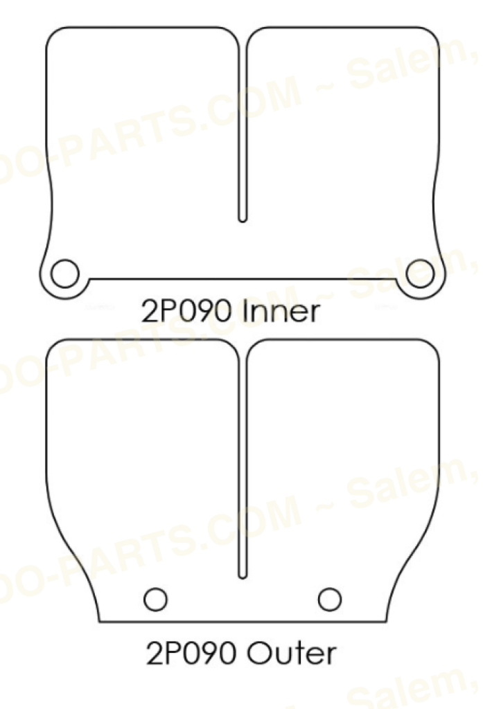 Moto Tassinari V-FORCE Delta 2 Reed Petal Replacement Kit Req. 1 per Intake *NEW* - Parts - New