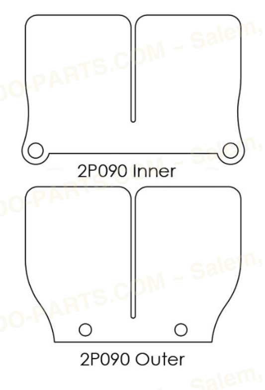 Moto Tassinari V-FORCE Delta 2 Reed Petal Replacement Kit Req. 1 per Intake *NEW* - Parts - New