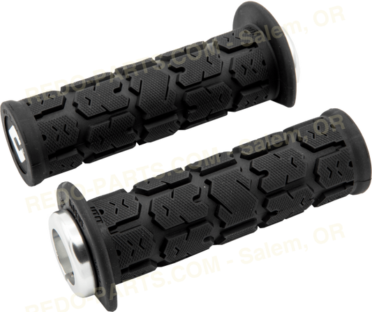 ODI Rogue Lock-On Grips 125mm Black/Silver *NEW* Parts - New