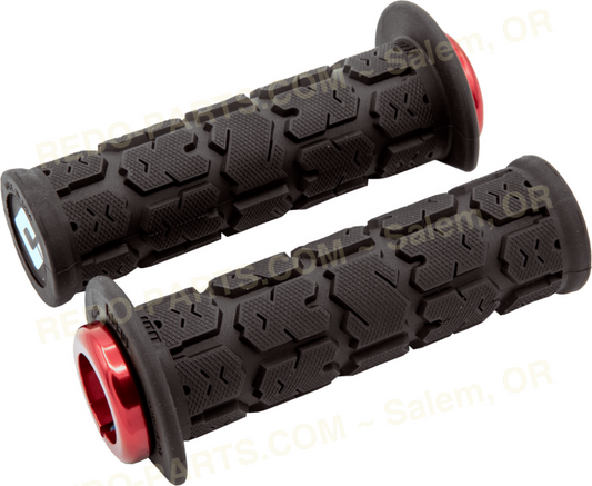 ODI Rogue Lockon Grips 125MM Black/Red *NEW* Parts - New