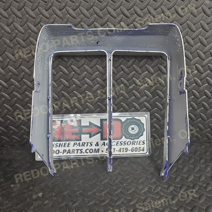 OEM Radiator Cover Blue Painted Silver *USED* Parts - Used