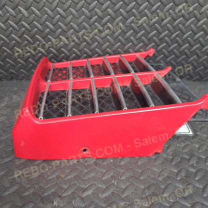 OEM Radiator Cover Red *USED* Parts - Used