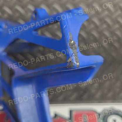 OEM Stator Cover Painted Blue w/ Repair *USED* Parts - Used