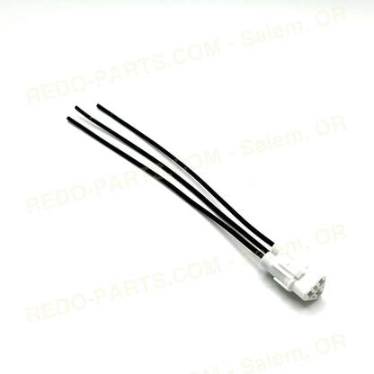 OEM Style Headlight Pigtail Connector 3 Wire Triangle Female *NEW* Parts - New