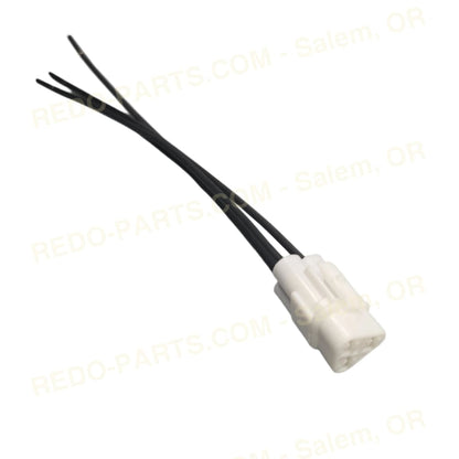 OEM Style Headlight Pigtail Connector 3 Wire Triangle Female *NEW* Parts - New