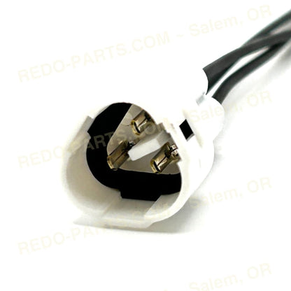 OEM Style Headlight Pigtail Connector 3 Wire Triangle Male *NEW* Parts - New